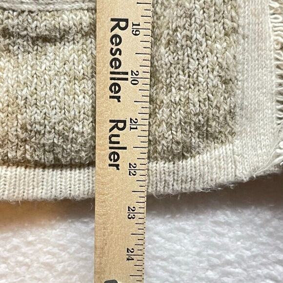 Banana Republic Womens Sweater Small Beige Cream Cardigan Bucle Knit Open Front - Picture 10 of 11